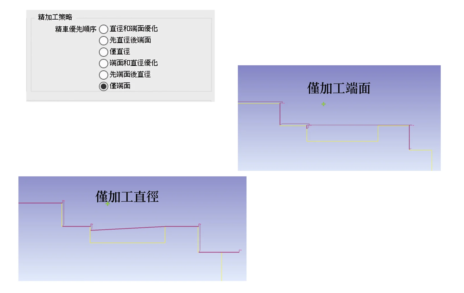 Go2cam 精修直徑與端面工法